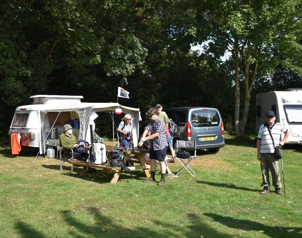 West End Farm camping and walking weekend