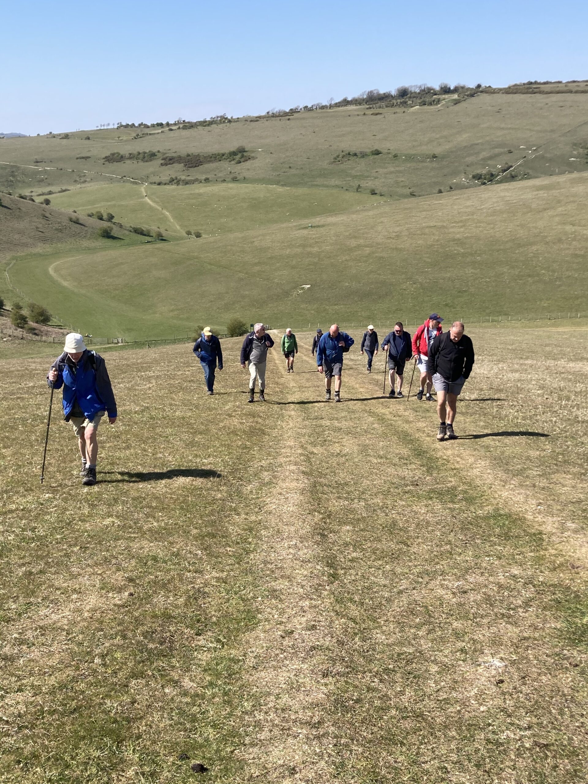 Out in the spring sunshine – GOC Sussex
