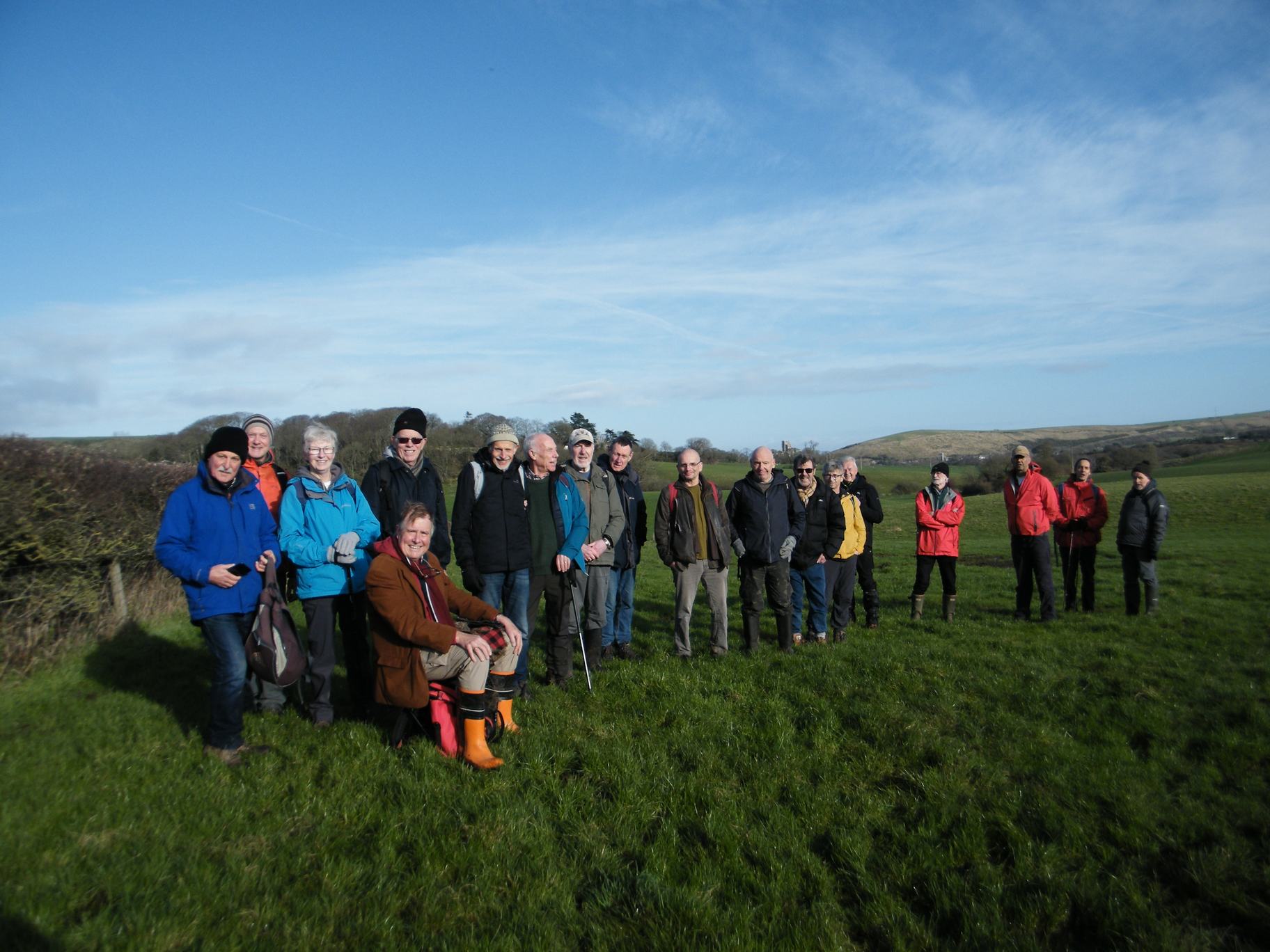 Dorset Group 9 Jan 2022: Kingston to Corfe via Swyre Head.