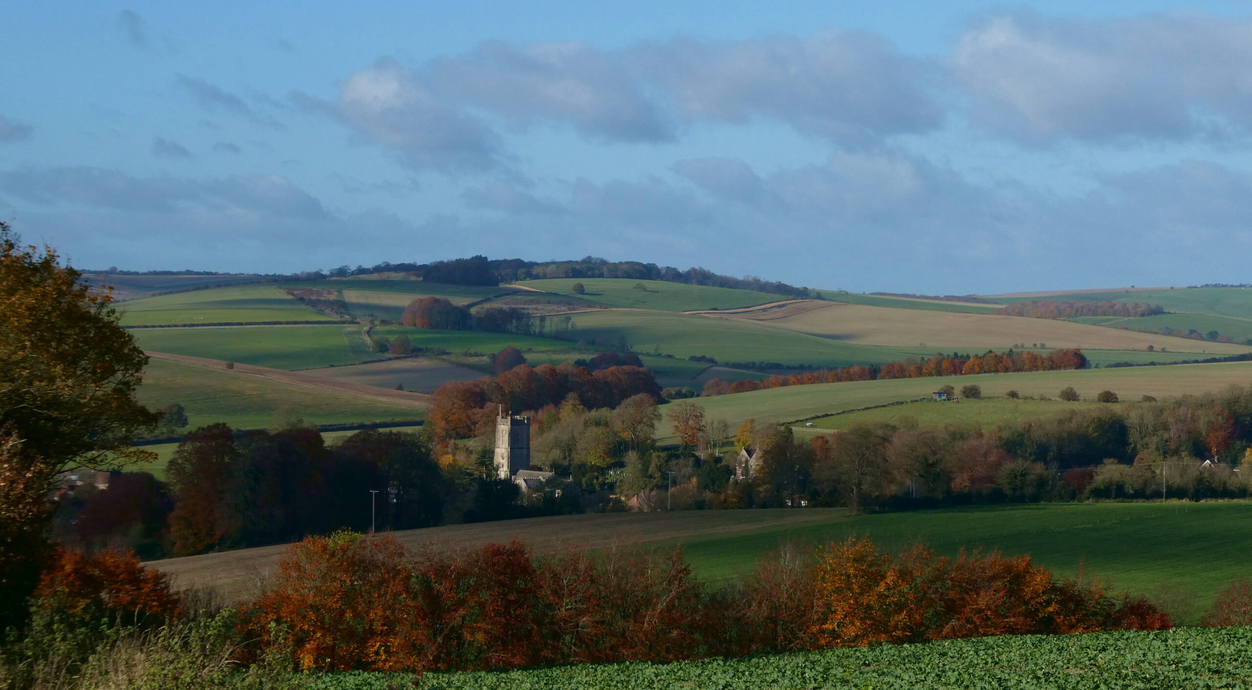 Aldbourne, from atop the downs