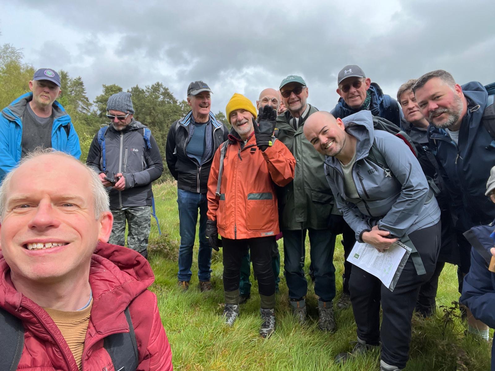 My rain dance ensured we all stayed (relatively) dry!!