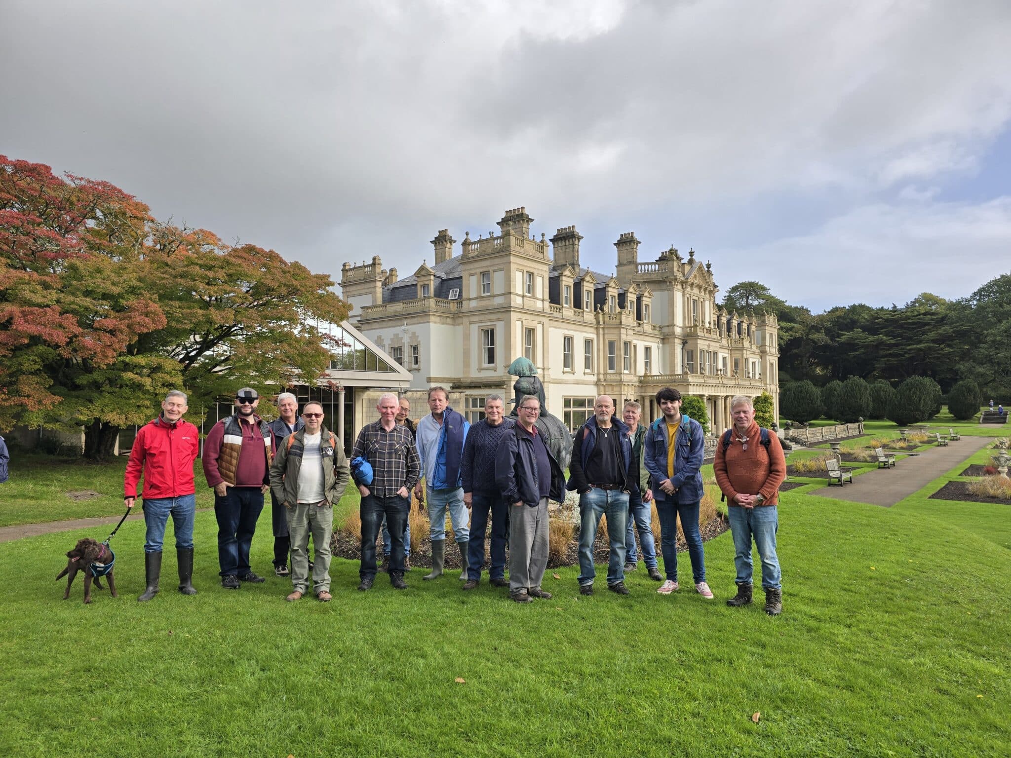 Autumn colour and exhibition at NT Dyffryn Gardens near Cardiff
