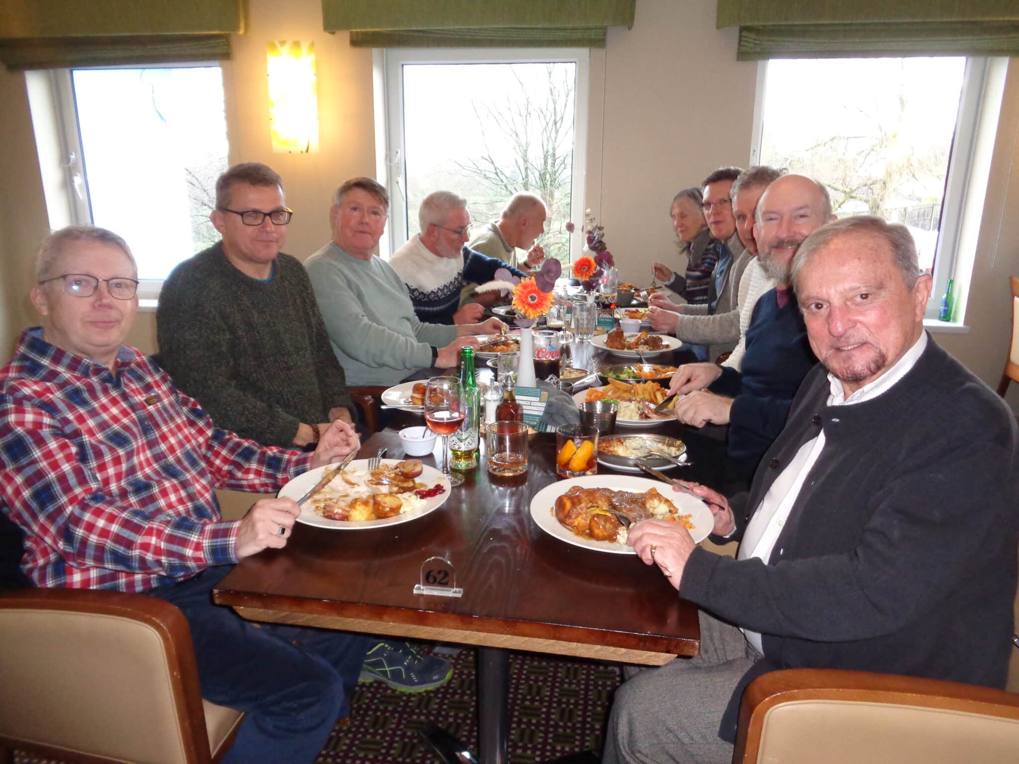Christmas Lunch at The Plough (at last!!) in January!!