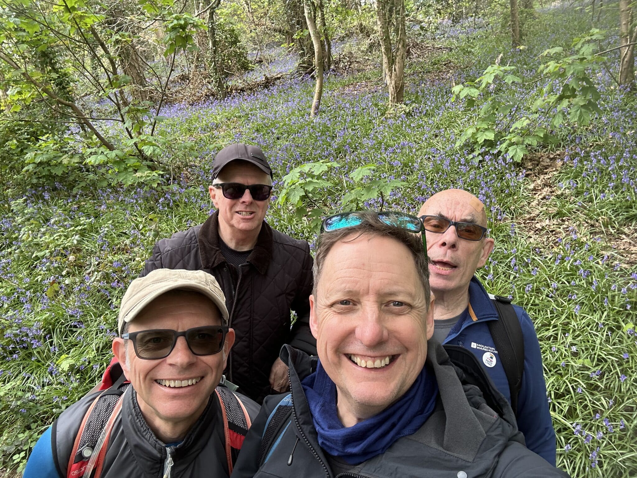 A Carpet of Bluebells and Glorious Views over Cardigan Bay (Report by Simon Robson)