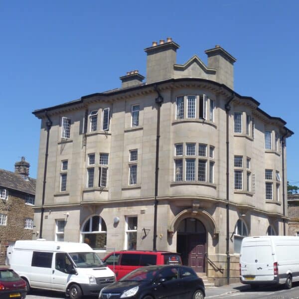 Photograph of former bank building in Hathersage